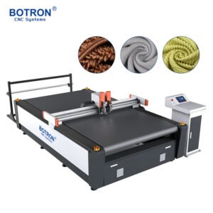 Automatic Oscillating Knife Curtain Cutting Machine Blinds and Roller Blind Fabric Vibration Knife Cutter