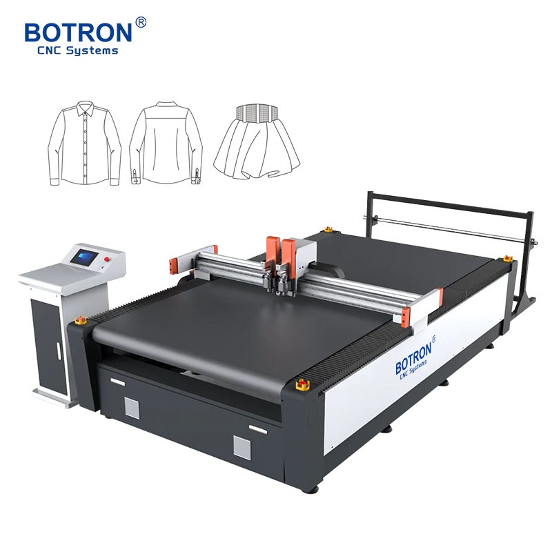 Industrial Digital Automatic CNC Textile Cutter Synthetic Materials Cloth Cutting Machine